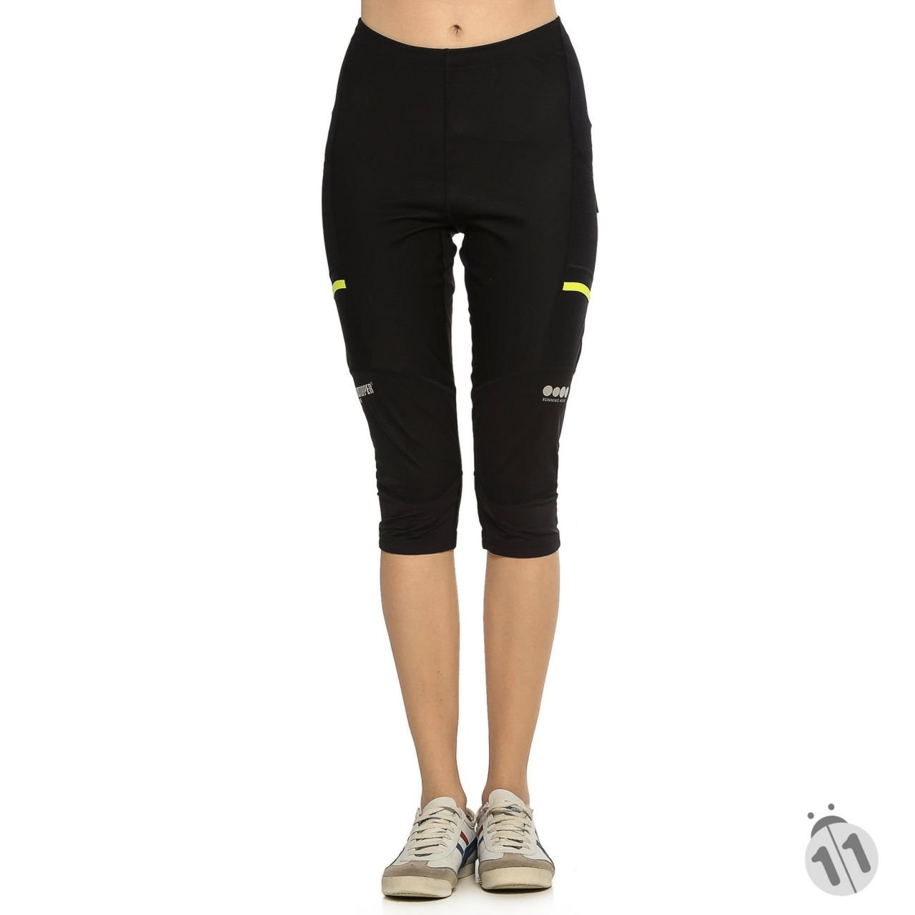 Gore-Tex Windstopper Siyah DryFit Koşu Fitness Yoga Yürüyüş 3/4 Spor Taytı