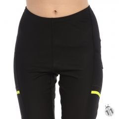 Gore-Tex Windstopper Siyah DryFit Koşu Fitness Yoga Yürüyüş 3/4 Spor Taytı