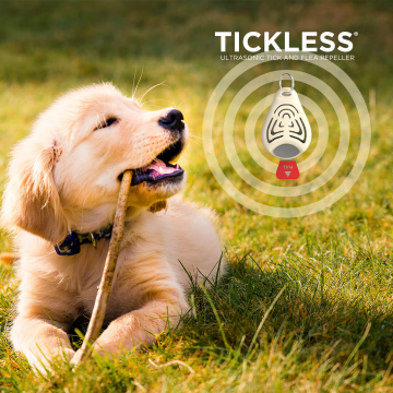 Tickless Pet Evcil Hayvanlar için Ultrasonik Kene ve Pire Kovucu Cihaz Beige