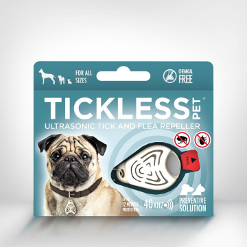 Tickless Pet Evcil Hayvanlar için Ultrasonik Kene ve Pire Kovucu Cihaz Beige