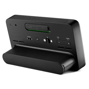 BRAUN BC13BP SİYAH DİJİTAL HAVA DURUMU ALARMLI MASA SAATİ