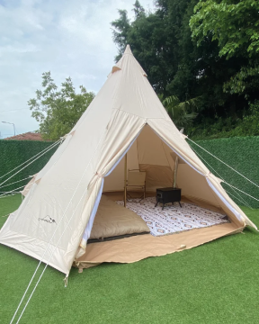 Campout Callisto 4mt Kanvas Baca Çıkışlı Kamp Çadırı