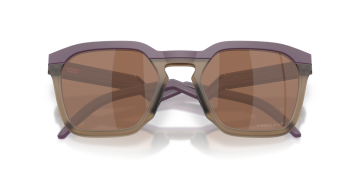 Oakley HSTN SQ Obscura Collection O Matter Çerçeve Prizm Tungsten Polarized Lens Unobtainium Kaymaz Matte Aubergine Güneş Gözlük OO9533-1154