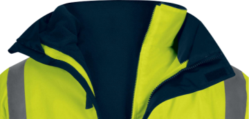 Delta Plus OPTIMUM3 Fosforlu Sarı-Lacivert ve Fosforlu Turuncu-Lacivert 5’i 1 Arada Su Geçirmez Reflektif Parka EN ISO 20471 EN 342 EN 343 EN ISO 13688