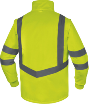 Delta Plus OPTIMUM3 Fosforlu Sarı-Lacivert ve Fosforlu Turuncu-Lacivert 5’i 1 Arada Su Geçirmez Reflektif Parka EN ISO 20471 EN 342 EN 343 EN ISO 13688