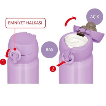Thermos JNL Serisi Lavender Kapak LV