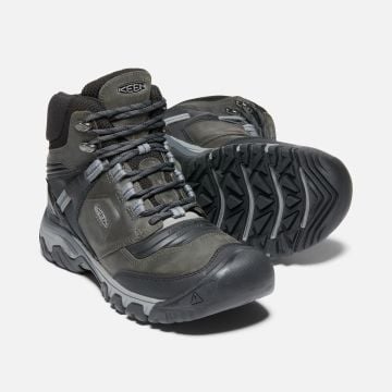 Keen Ridge Flex Mid KeenDryGtx Su Geçirmez Erkek Bot Black Magnet/Black 1024911