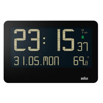 BRAUN BC14B SİYAH DİJİTAL DUVAR SAATİ
