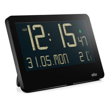 BRAUN BC14B SİYAH DİJİTAL DUVAR SAATİ