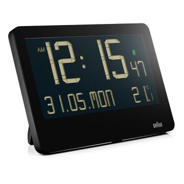 Braun BC14B Siyah Dijital Duvar Saati