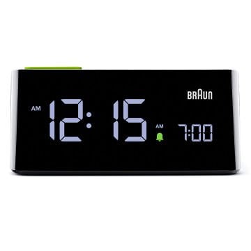 Braun BC16BEU Siyah VA LCD Ekran Dijital Alarmlı Masa Saati