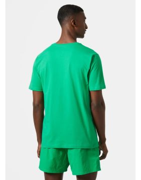 Helly Hansen Logo T-Shirt Yeşil