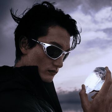 Oakley Cage Jacket O Matter Çerçeve Prizm Black Polarized Lens Unobtainium Kaymaz X Silver Güneş Gözlük OO9537-0961