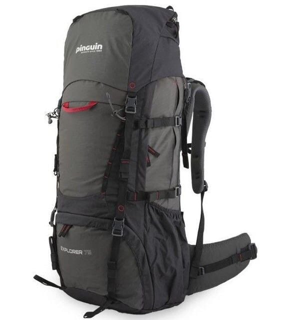 PINGUIN EXPLORER 75 Litre SIRT CANTASI SİYAH MZ