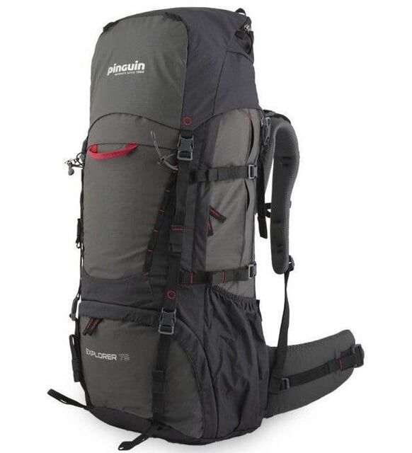 PINGUIN EXPLORER 75 Litre SIRT CANTASI SİYAH MZ