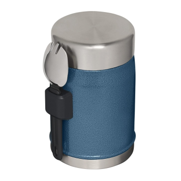 Stanley Klasik Paslanmaz Çelik Yemek Termosu Kaşıklı 0,40 LT Mavi