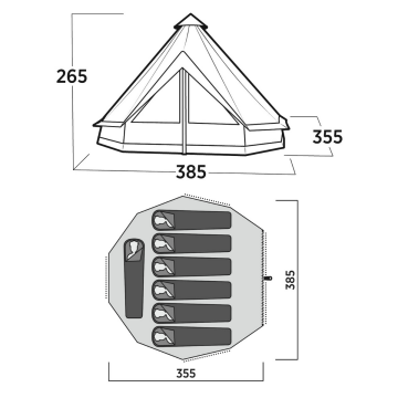 Easy Camp Vaulen Tipi 13M² 7 Kişilik Glamping Çadır