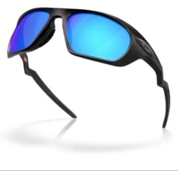Oakley Lateralis O Matter Çerçeve Prizm Sapphire Lens Unobtainium Kaymaz Matte Black Erkek Güneş Gözlük OO9431-1460