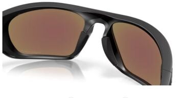 Oakley Lateralis O Matter Çerçeve Prizm Sapphire Lens Unobtainium Kaymaz Matte Black Erkek Güneş Gözlük OO9431-1460