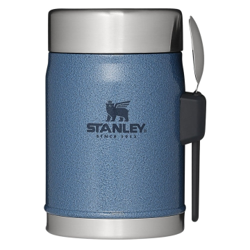 Stanley Klasik Paslanmaz Çelik Yemek Termosu Kaşıklı 0,40 LT Mavi