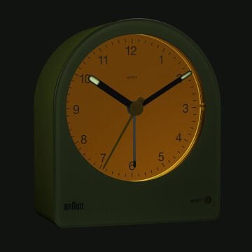 Braun BC22GN Yeşil Klasik Analog Alarmlı Masa Saati