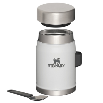 Stanley Klasik Paslanmaz Çelik Yemek Termosu Kaşıklı 0,40 LT Koyu Beyaz