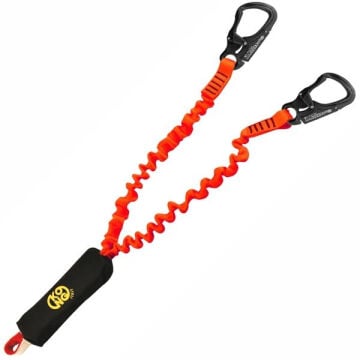 KONG EAW Y SET TANGO Çift Kollu Elastik Enerji Emicili Lanyard 150 cm