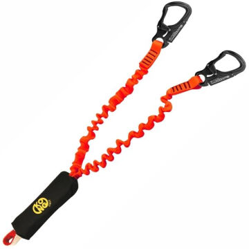 KONG EAW Y SET TANGO Çift Kollu Elastik Enerji Emicili Lanyard 150 cm