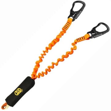 KONG EAW Y SET TANGO Çift Kollu Elastik Enerji Emicili Lanyard 90 cm