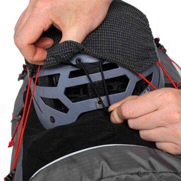 PAJAK Helmet Holder Dyneema Takviyeli Ultralight 30 Gr Kask Taşıma Aparatı Black