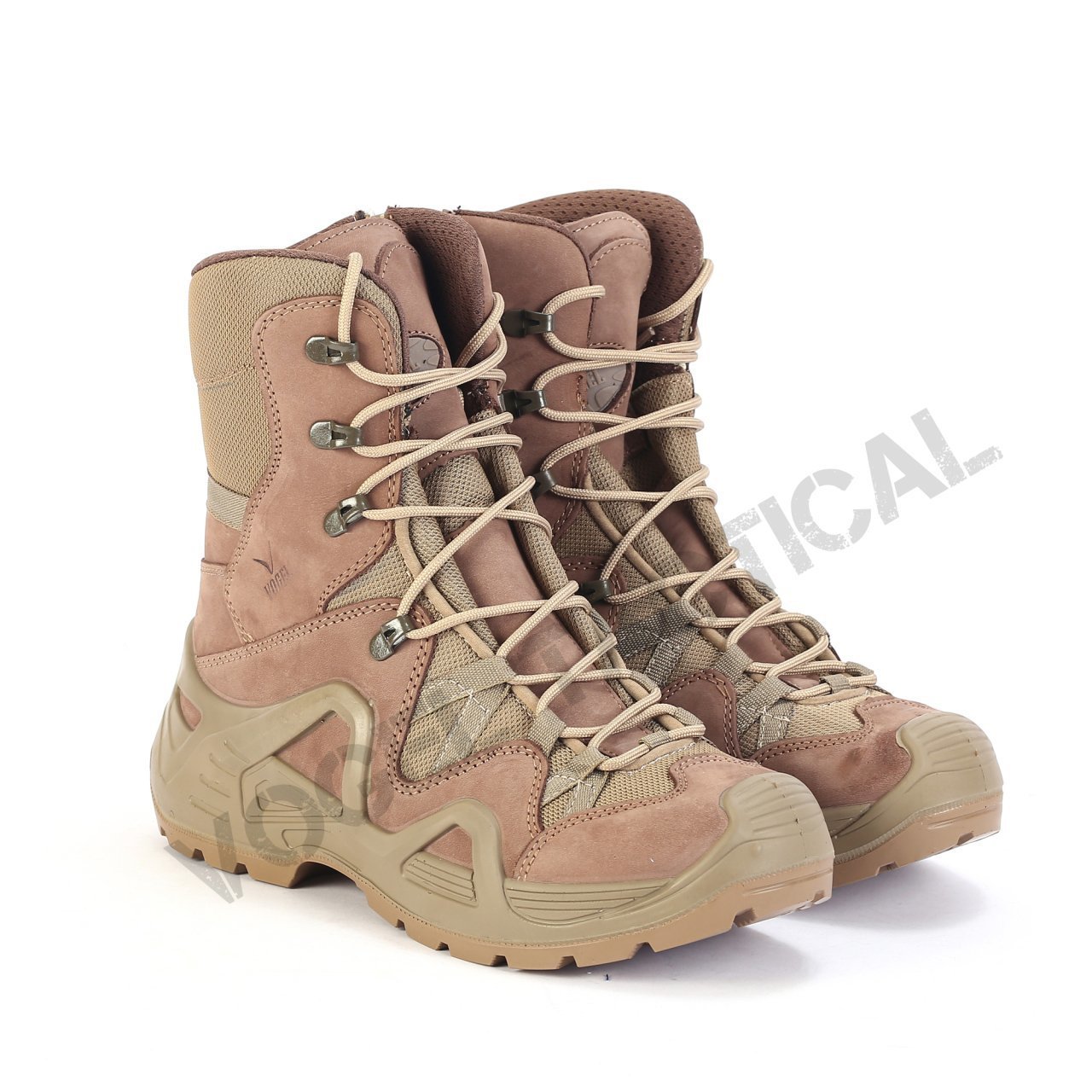 Vogel Tactical Fermuarlı Süet Kahverengi Askeri Bot 40