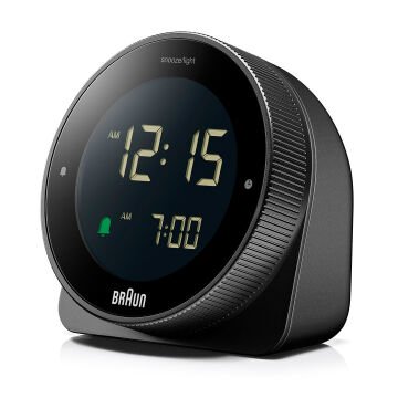 BRAUN BC24B SİYAH DOKUNMATİK EKRANLI DİJİTAL ALARMLI MASA SAATi