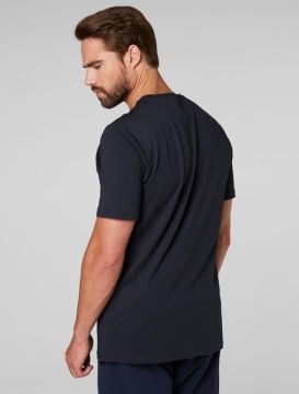 Helly Hansen Logo T-Shirt Lacivert