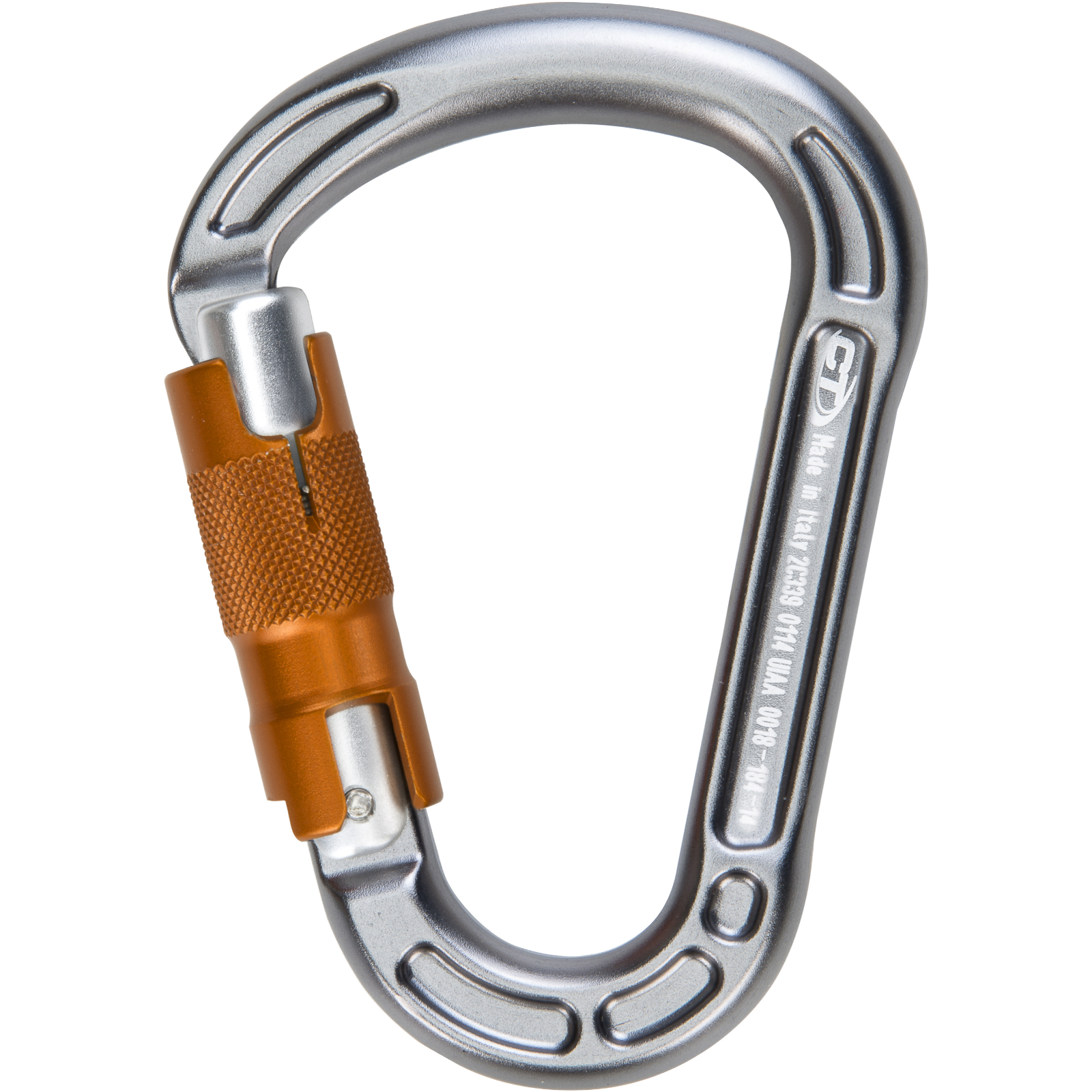 Skylotec Concept Wg Gri Turuncu Gümüş 21 mm Twistlock Otomatik Kilitli Hms Alüminyum Karabina EN 362 B EN 12275 H UIAA 121