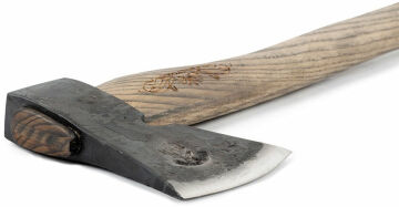 Vidar Natural 41 cm Kamp Baltası Deri Kılıflı