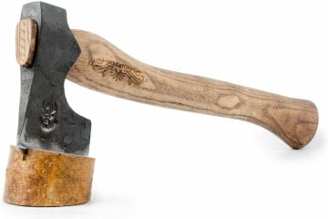 Megaton Valkyrie Natural 41 cm Kamp Baltası Deri Kılıflı