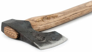 Megaton Valkyrie Natural 41 cm Kamp Baltası Deri Kılıflı