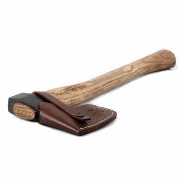 Megaton Valkyrie Natural 41 cm Kamp Baltası Deri Kılıflı