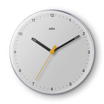 Braun BC26W Beyaz Analog Duvar Saati