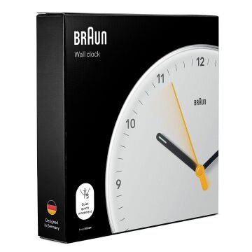 BRAUN BC26W BEYAZ ANALOG DUVAR SAATİ
