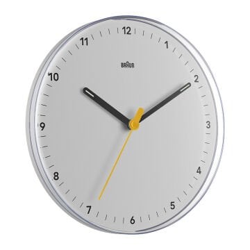 BRAUN BC26W BEYAZ ANALOG DUVAR SAATİ
