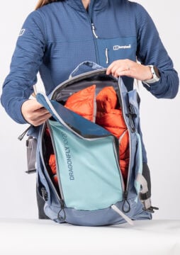 TSL Outdoor Dragonfly 2 10/20 Litre Ayarlanabilir Hacimli Trekking Sırt Çantası Skyblue