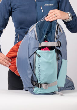 TSL Outdoor Dragonfly 2 10/20 Litre Ayarlanabilir Hacimli Trekking Sırt Çantası Skyblue