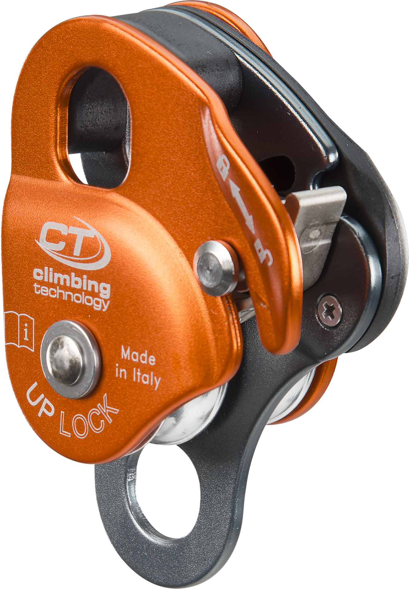 Skylotec Up Lock Gri Turuncu 8 mm ile 11 mm Freelock Kilitli Çiftli Alüminyum Kurtarma Makarası EN 567 EN 12278