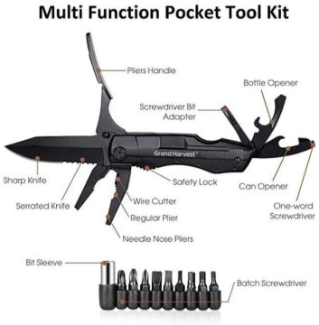 Grand Harvest GHK-PL107 Foldable Multi Tool