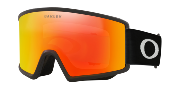 Oakley Target Line M OO7121-03 Matte Black Fire Iridium Lens Kayak ve Snowboard Gözlük