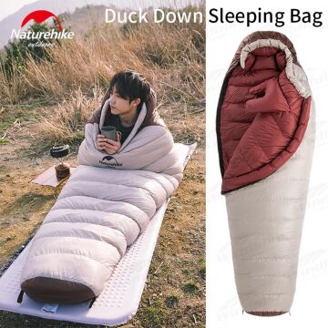Naturehike XL/420G Snowbird Ördek Tüyü Mumya Uyku Tulumu -9°C