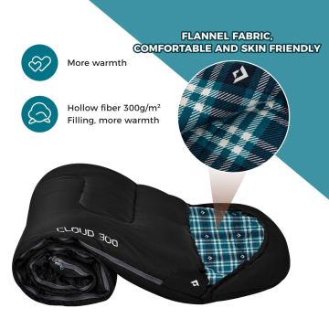 KingCamp Cloud 300 Ultra -13 Derece Geniş Uyku Tulumu Ivory Sağ F.