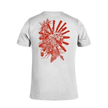 PAJAK Swanski Roar White %100 Pamuk Regular Fit Outdoor T-Shirt