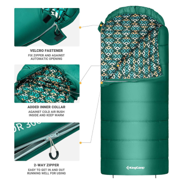 KingCamp Superior 300 XL -13 Derece Geniş Uyku Tulumu